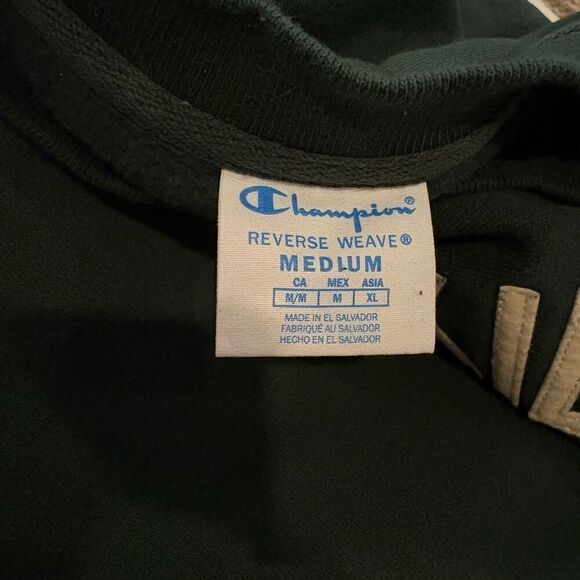 Champion CATSKILLS Sweatshirt Reverse Weave Size M Green - Picture 6 of 6